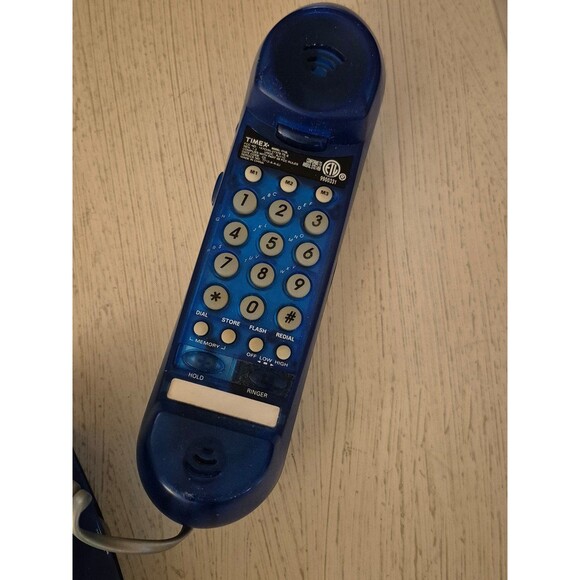 Timex Digital alarm clock Telephone Radio Nature Spunds Sleep Blue T299L - Picture 2 of 4